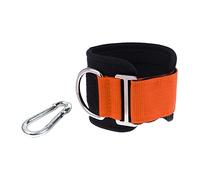 INACMWIH Sangle de cheville avec anneau en D pour exercices d'haltérophilie Orange