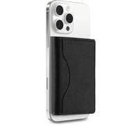 inaepeak Coque Portefeuille Magnétique avec Support Réglable, 6 Fentes pour Cartes - Compatible iPhone 16 15 14 13 12 - Non Compatible iPhone 13/12 Mini(Cuir, Noir)