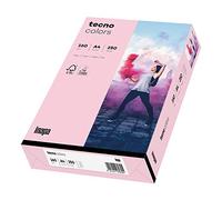 inapa 2100011371_R Papier coloré pour imprimante - 160 g/m² - A4-250 feuilles - Rose clair