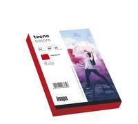 inapa Lot de 25 enveloppes Tecno Colors - DIN C6 (114 x 162) - 80 g - Rouge inte