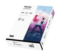 inapa Tecno Colors Lot de 250 feuilles de papier coloré 120 g/m² Blanc Format A4