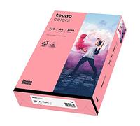 inapa Tecno Colors Lot de 250 feuilles de papier coloré 160 g/m² Rose Format A4