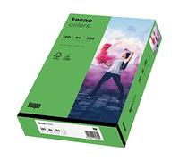 inapa Tecno Colors Lot de 250 feuilles de papier coloré 160 g/m² Vert intense Format A4