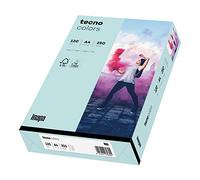 inapa Tecno Colors Lot de 250 feuilles de papier coloré Bleu clair Format A4 120 g/m²
