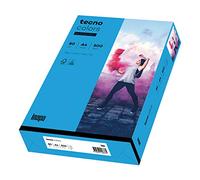 inapa Tecno Colors Lot de 500 feuilles de papier coloré Bleu intense Format A4 80 g/m²