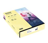 inapa Tecno Colors Lot de 500 feuilles de papier coloré Jaune clair Format A3 80 g/m²