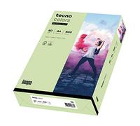 inapa Tecno Colors Lot de 500 feuilles de papier coloré Vert moyen Format A4 80 g/m²