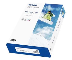 Inapa Tecno Superior Papier pour imprimante et photocopieuse, 120 g/m², format A4, 250 feuilles, extra-blanc