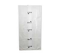inapa Triline Eco Lot de 100 sacs poubelle Transparent 240 l