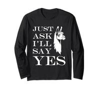 Inappropriate I'm Not Picky Funny Just Ask I'll Say Yes Manche Longue