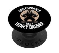 Inarrêtable comme Un Blaireau PopSockets PopGrip Adhésif