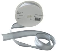 Inastri 25/5/ 5 mm Ruban Biais acétate Satin, Gris 2057