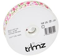 Inastri 25/5/ 5 mm Ruban Biais en Coton, Floral 2199