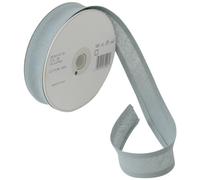 Inastri 25/5/5 mm Ruban Biais en Coton, Gris Moyen