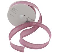 Inastri 25/5/5 mm Ruban Biais en Coton, Mauve