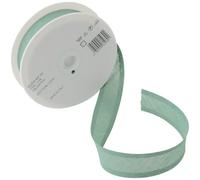 Inastri 25/5/5 mm Ruban Biais en Coton, Vert Sauge