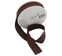 Inastri 2960 20 m 25/5/5 mm Rouleau Biais en Polycoton, Marron