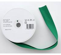 Inastri Ruban biais Reliure Rouleau, Polyester Coton, Vert, 25/5/5/mm, lot de 1