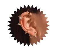 Inateannal Boucles d'oreilles gothiques en forme de griffe du diable boucles d'oreilles en forme de griffe de dragon boucles d'oreilles en or grimpeur chenille griffe du diable bijoux pour femmes