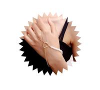 Inateannal Bracelet Boho En Perles Bracelet D'esclave En Perles Chaîne Vintage En Perles Bracelet En Perles Bracelet En Forme De Coeur Bijoux En Chaîne Pour Femmes Et Filles