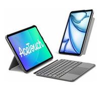 Inateck Coque Clavier pour iPad 11e/10e Gén, pour iPad 10e (10,9")/ 11e (2025 A16), Air 11" M4/M3/M2, Air 6/5/4e, Pro 11 4e-1re, Clavier Ultraléger Détachable avec Pavé Tactile, Gris AceTouch