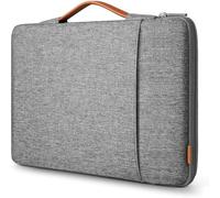 Inateck 360° Housse 13 Pouces Ordinateur Portable, Gris | Compatible avec 13" MacBook Air M5-M1 2026-2018, Neo 2026, Pro M2/M1 2022-2016, Surface Pro 11-5 12.3"