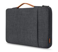 Inateck Housse 13 pouces pour ordinateur – Compatible MacBook Air/Pro M1–M5, Surface Pro – Noir Gris