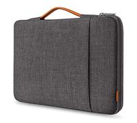 Inateck 360° Housse 14 Pouces Ordinateur Portable, Gris Foncé