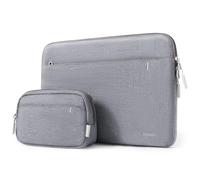 Inateck 360° Protection Housse 13 Pouces Compatible avec 13 MacBook Air M3/M2/M1 2025-2018, 13 MacBook Pro M2/M1 2022-2016, 12.3 Surface Pro 11/10/9/X/8/7/6/5/4/3, XPS 13, Antichoc, Gris