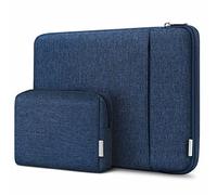 Inateck 360° Protection Housse 14 Pouces avec Poche, Bleu