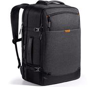 Inateck 38.5-46.2 L Sac à Dos de Voyage Extensible pour Homme et Femme pour Ordinateur Portable 17,3" et iPad 12,9" pour Weekender