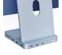 Inateck 8-en-1 iMac Station Accueil Compatible avec iMac 24 Pouces 2024 M4 2023 M3, Hub USB en Aluminium avec Boîtier SSD NVMe