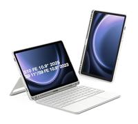 Inateck AceTouch N0064 Étui avec clavier pour Samsung Galaxy Tab S10 FE/S9 FE/S9, clavier pour tablette support vertical/paysage, amovible, avec pavé tactile, QWERTZ, AceTouch N0064