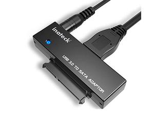 Inateck Adaptateur USB 3.0 vers SATA Disque Dur pour 2.5 "/ 3.5" SATA HDD/SSD Convertisseur avec Adaptateur Alimentation Externe