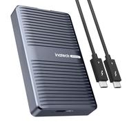 Boîtier Aluminium M.2 NVMe SSD 40Gbps, USB4.0/Thunderbolt 3/4, Installation Pas Besoin d'Outil, Supporte 2280 SSDs, M-Key