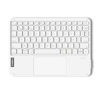 Inateck Clavier Bluetooth 3 canaux avec pavé Tactile, Clavier sans Fil AZERTY Ultra Fin et Portable, Compatible avec Windows et iPad OS, KB01105 Blanc