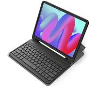Inateck Clavier pour iPad, étui avec clavier compatible avec iPad 10e génération 2022 10,9", iPad Air 5/4 (2022/2020), iPad Pro 11, avec porte-crayon, amovible, KB04002