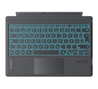 Inateck Clavier Surface Pro 7, compatible avec Surface Pro 7/7+/6/5/4 avec trackpad, Bluetooth 5.3, éclairage de fond 7 couleurs, QWERTZ, KB02027