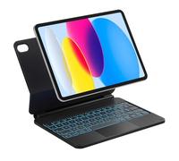 Inateck Housse clavier magnétique KB09119-10 pour iPad 10e/11e – flottant/7 couleurs/trackpad