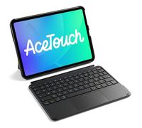 Inateck Coque Clavier iPad Ultra-léger & Aimanté Détachable, Pavé Tactile - A16 11" 2025, 10e 10.9" 2022, 2026 Air 11 M4/M3/M2, Pro 11 4e-1e - AZERTY Noir Ace Touch
