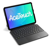 Inateck Coque Clavier pour iPad 11e/10e Gén, pour iPad 10e (10,9")/ 11e (2025 A16), Air 11" M3/M2, Air 6/5/4e, Pro 11 4e-1re, Clavier Ultraléger Détachable avec Pavé Tactile, AceTouch
