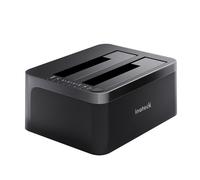 Inateck Dock Disque durs USB 3.0 pour SATA de 2,5/3,5" SSD/HDD, Compatible UASP,Fonction clonage Hors Ligne Prend en Charge UASP et 2 disques durs 20 to,SA02002