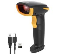 Inateck Douchette Code Barre sans Fil 1D CCD, Lecteur Code Barre Portable, avec la Lecture d'écran, Scanette 3 en 1 avec Bluetooth, 2,4 GHz et USB, 2600 mAh, pour Mobiles et Ordinateurs, BCST-24