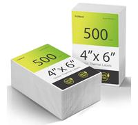 Inateck Étiquette Thermique d’Expédition, 4 x 6 pouces (100 mm x 150 mm), Étanche, Sans BPA/BPS, Carton de 1000