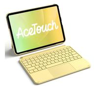 Inateck Étui avec clavier, clavier ultra léger pour iPad 10/11 génération A16 2025 11", iPad Air 11" M3/M2 (2025/2024), Air 5/4, Pro 11 4/3/2/1, amovible, avec pavé tactile, QWERTZ, AceTouch KB04122