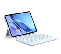 Inateck Étui avec clavier, clavier ultra léger pour iPad 10/11 génération A16 2025 11", iPad Air 11" M3/M2 (2025/2024), Air 5/4, Pro 11 4/3/2/1, amovible, avec pavé tactile, QWERTZ, AceTouch KB04122