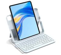 Inateck Étui Clavier iPad 10e/11e gén., Clavier Ultraléger avec Porte-Stylet pour iPad 11e (2025 11" A16)/10e (2022 10.9"), Air 11" M3/M2 (2025/2024), Air 5/4, Pro 11 4/3/2/1, AirTap Bleu