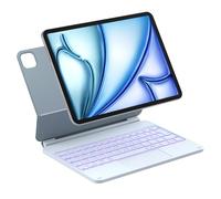 Inateck NeoMagic KB09119 Étui de clavier magnétique pour iPad Air 11" M3/M2 (2025/2024), Air 5/4, Magic Keyboard pour iPad Pro 11" 4/3/2/1, support en porte-à-faux rétroéclairage 7 couleurs