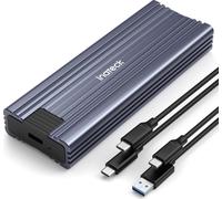 Inateck Festplattengehäuse NVMe M.2 USB 3.2 Kühlkissen B+M