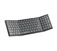 Inateck Foldable Wireless Keyboard with Number Pad, Multi-Device Bluetooth Foldi